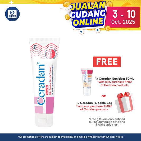 Ceradan Skin Repair Cream 80g | Rebuild Skins Protective Barrier Alpro Pharmacy
