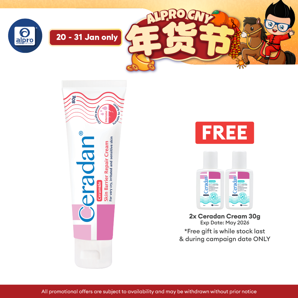 Ceradan Skin Repair Cream 80g | Rebuild Skins Protective Barrier