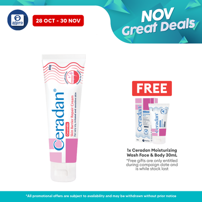 Ceradan Skin Repair Cream 80g | Rebuild Skins Protective Barrier Alpro Pharmacy