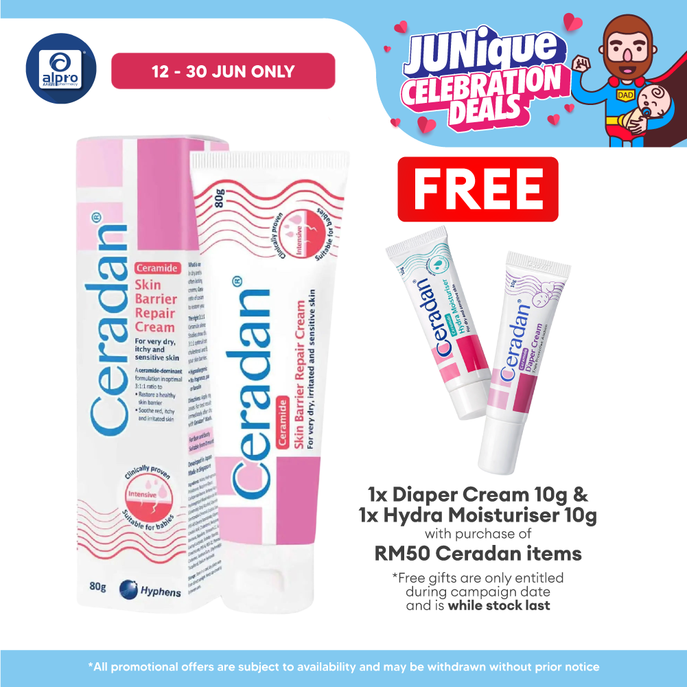 Ceradan Skin Repair Cream 80g | Rebuild Skins Protective Barrier Ceradan