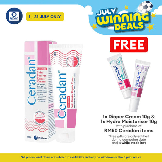 Ceradan Skin Repair Cream 80g | Rebuild Skins Protective Barrier Ceradan