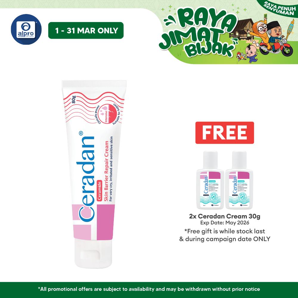 Ceradan Skin Repair Cream 80g | Rebuild Skins Protective Barrier Ceradan