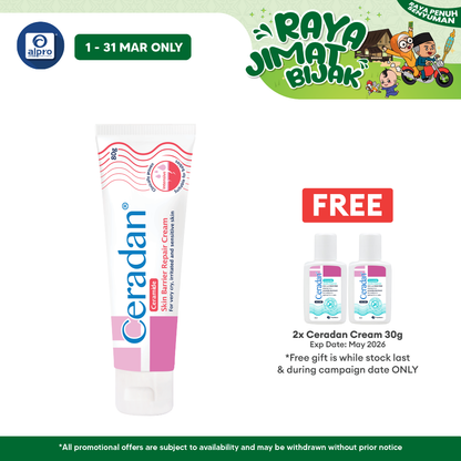 Ceradan Skin Repair Cream 80g | Rebuild Skins Protective Barrier Ceradan