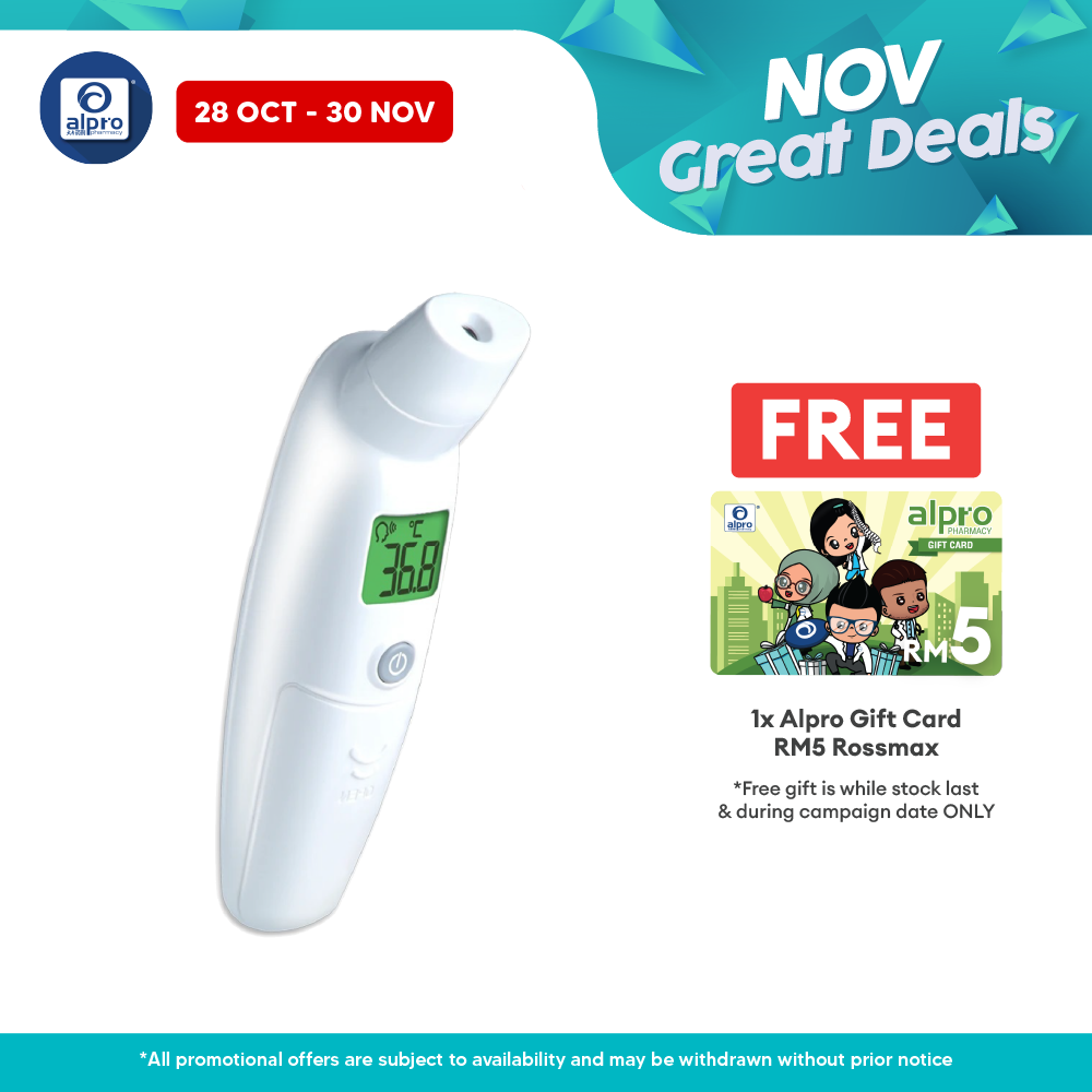 Rossmax RX-HA500 Non Contact Forehead Thermometer | 5 Years Warranty Rossmax