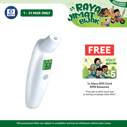 Rossmax RX-HA500 Non Contact Forehead Thermometer | 5 Years Warranty Rossmax