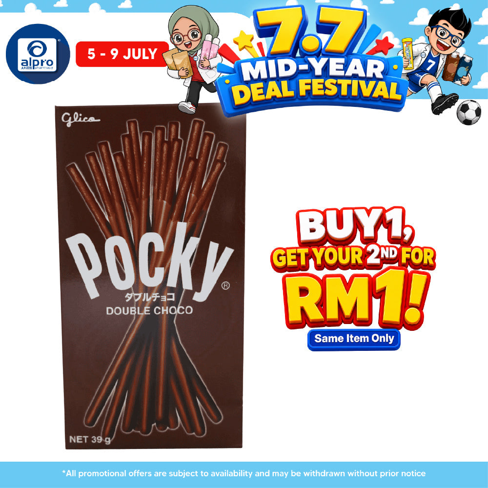 Pocky Double Chocolate 39g Alpro Pharmacy