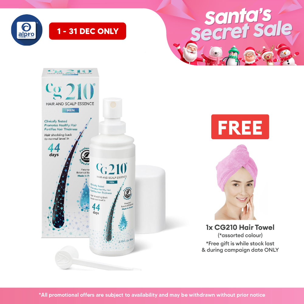 CG210 Hair and Scalp Essence Male 80ml | Improves Healthy Hair Alpro Pharmacy