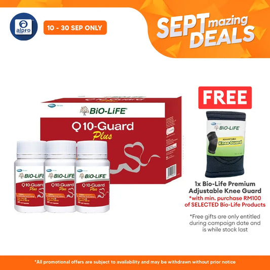Bio-life Co Q10 Guard Plus 150mg 3x30s Alpro Pharmacy