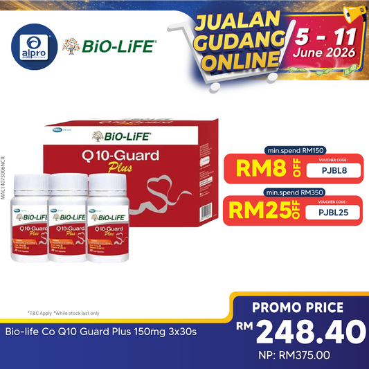 Bio-life Co Q10 Guard Plus 150mg 3x30s Bio-life