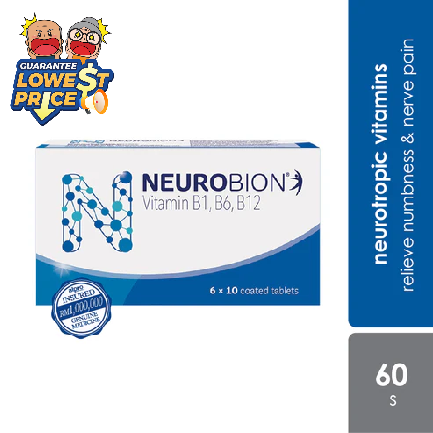 Neurobion 6x10s | Relieve Numbess and Nerve Pain Neurobion, Neurobion, Sangobion, Sevenseas