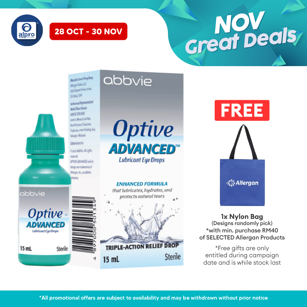 Allergan Optive Advanced 15ml Allergan