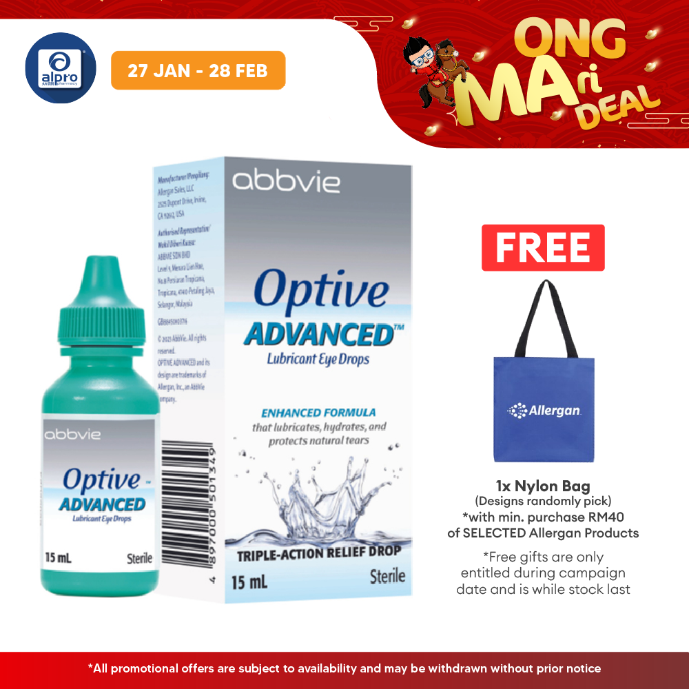 Allergan Optive Advanced 15ml Allergan