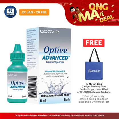 Allergan Optive Advanced 15ml Allergan