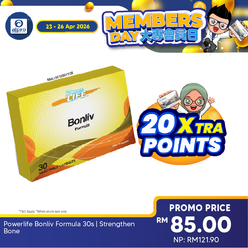 Powerlife Bonliv Formula 30s | Strengthen Bone Powerlife