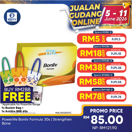 Powerlife Bonliv Formula 30s | Strengthen Bone Powerlife