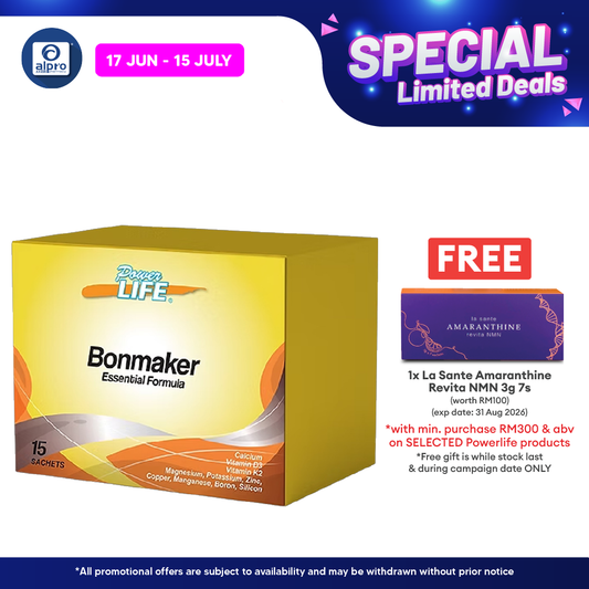 Powerlife Bonmaker Essential Formula 15/box | Bone Health Supplement Powerlife