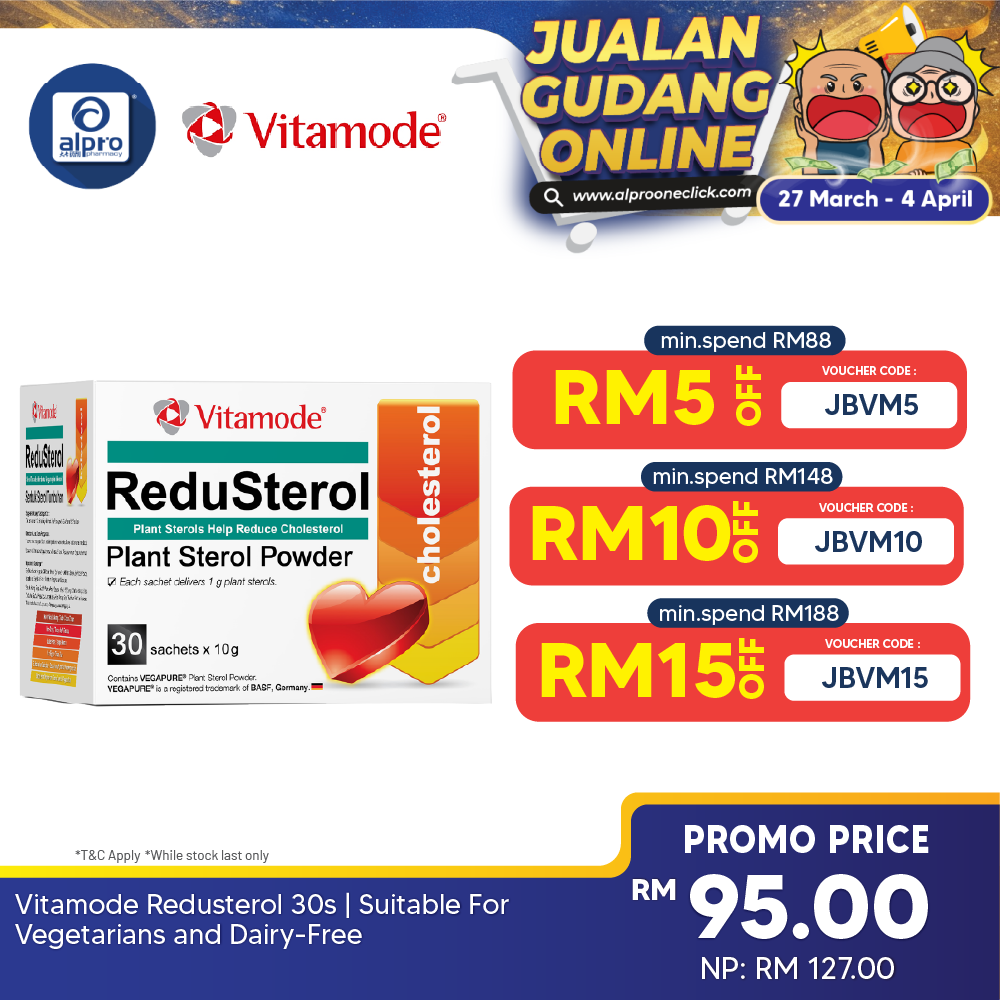 Vitamode Redusterol 30s | Suitable For Vegetarians and Dairy-Free Vitamode