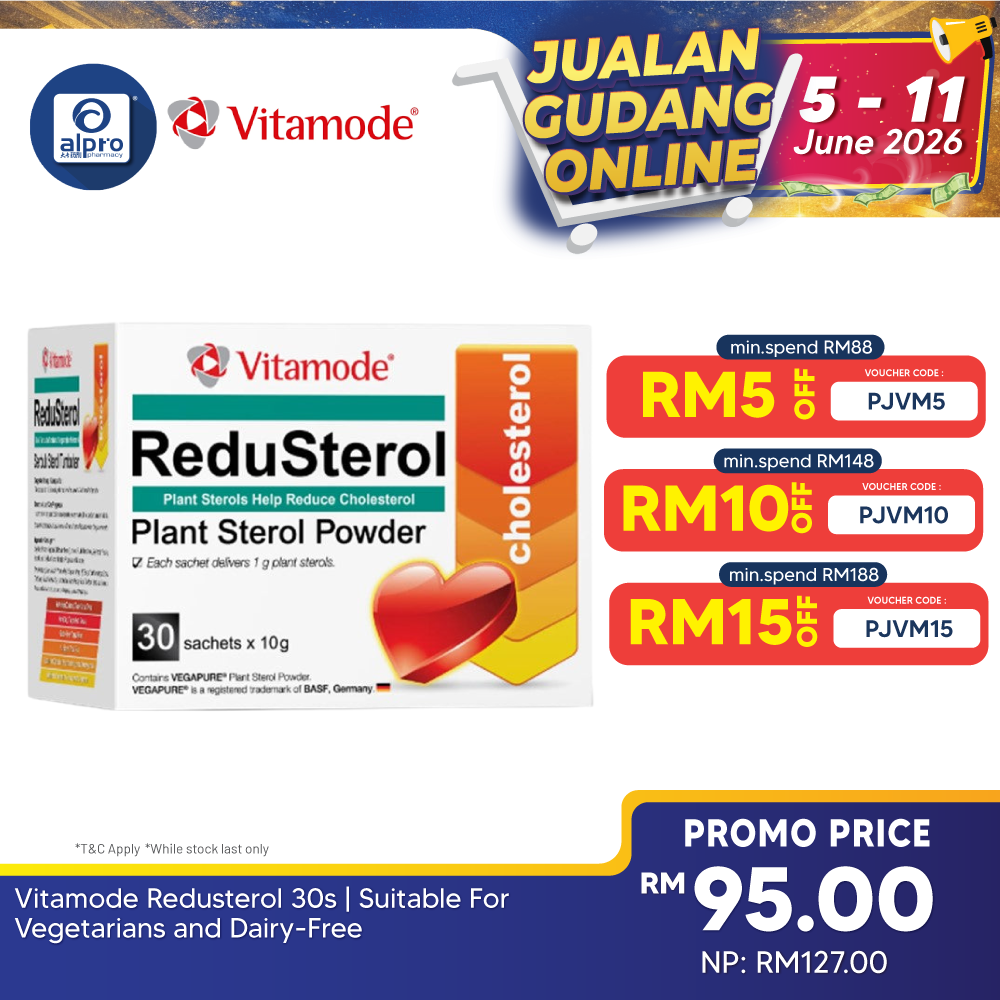 Vitamode Redusterol 30s | Suitable For Vegetarians and Dairy-Free Vitamode