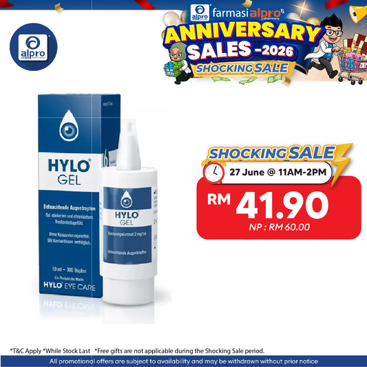 Hylo-gel 2mg/ml Eye Drops 10ml | Comforts Dry Eyes Ursapharm