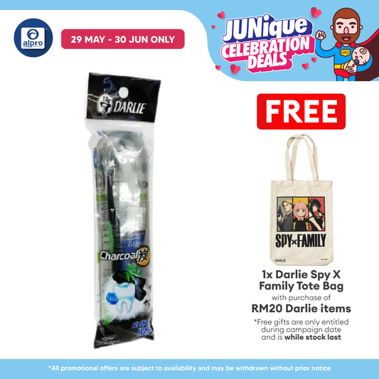 Darlie Oral Care Travel Kit All Shiny White Charcoal 40g Darlie