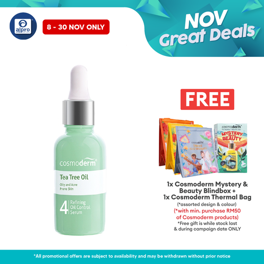 Cosmoderm Tea Tree Oil Control Serum 30ml Alpro Pharmacy