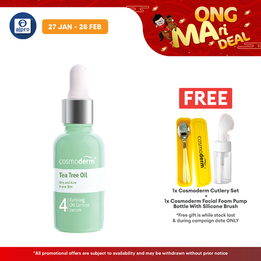 Cosmoderm Tea Tree Oil Control Serum 30ml Cosmoderm