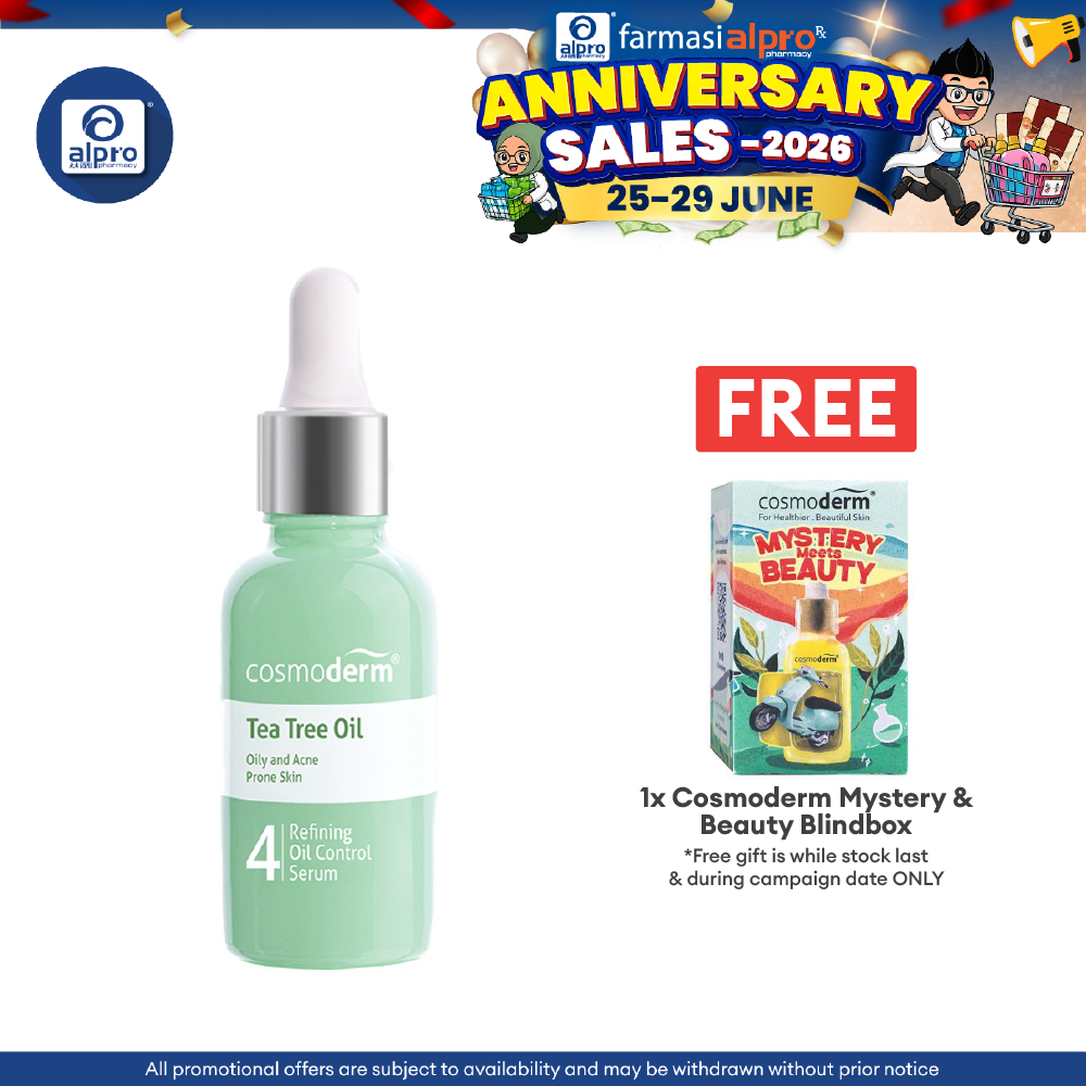 Cosmoderm Tea Tree Oil Control Serum 30ml Cosmoderm