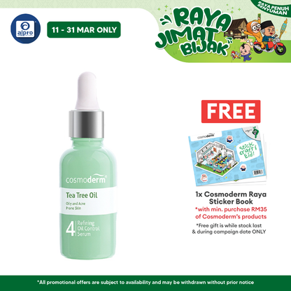 Cosmoderm Tea Tree Oil Control Serum 30ml Cosmoderm