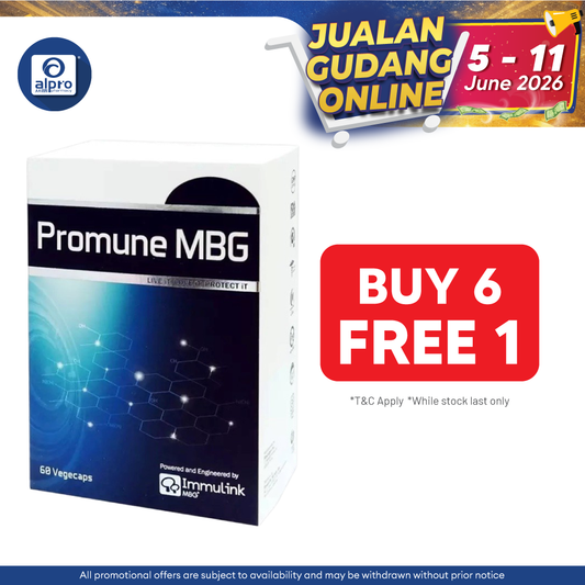 Promune MBG Mushroom Beta Glucan  500mg 60s | For Immune Health Promune