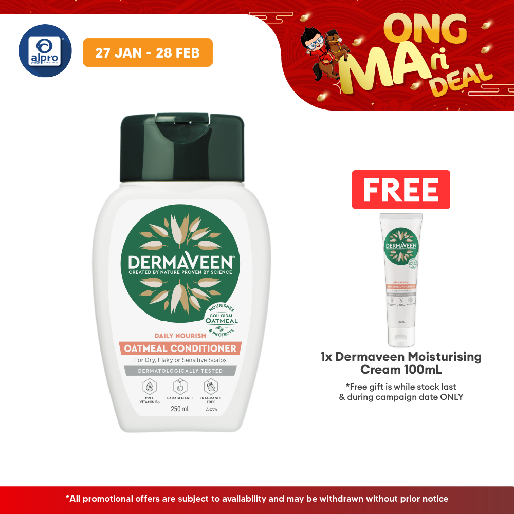 Dermaveen Daily Nourish Oatmeal Conditioner 250ml Dermaveen