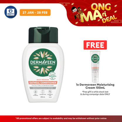 Dermaveen Daily Nourish Oatmeal Conditioner 250ml Dermaveen
