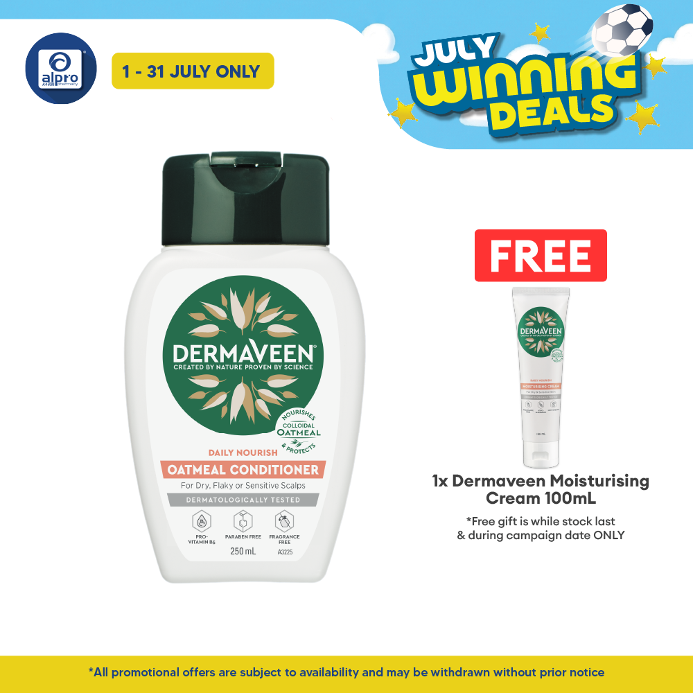 Dermaveen Daily Nourish Oatmeal Conditioner 250ml Dermaveen