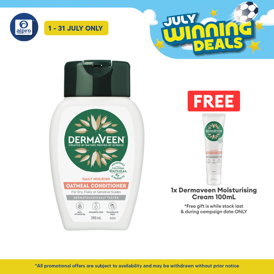 Dermaveen Daily Nourish Oatmeal Conditioner 250ml Dermaveen