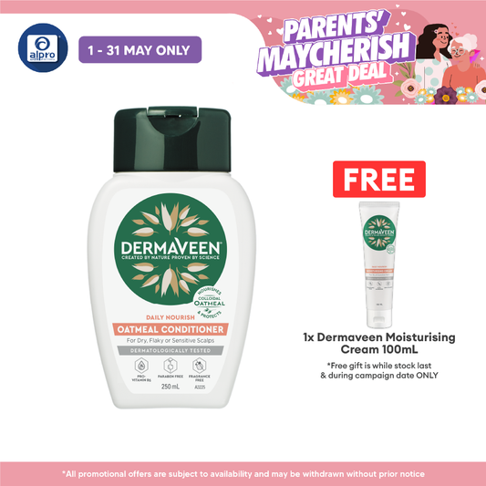 Dermaveen Daily Nourish Oatmeal Conditioner 250ml Dermaveen