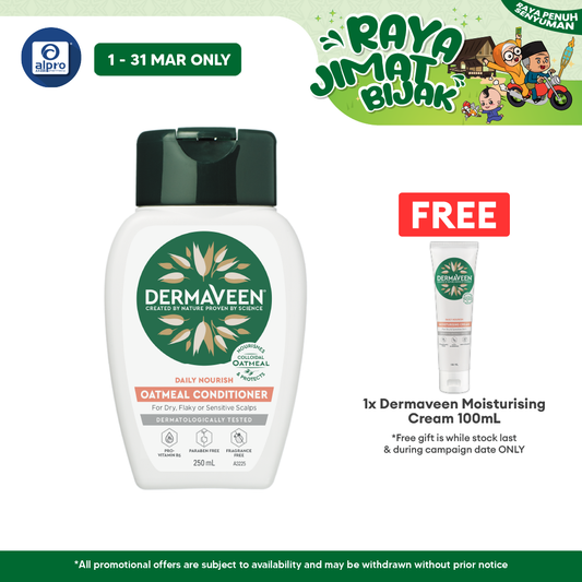 Dermaveen Daily Nourish Oatmeal Conditioner 250ml Dermaveen