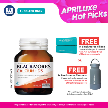 Blackmores Calcium D3 30s | Strengthen Muscles & Bones Blackmores
