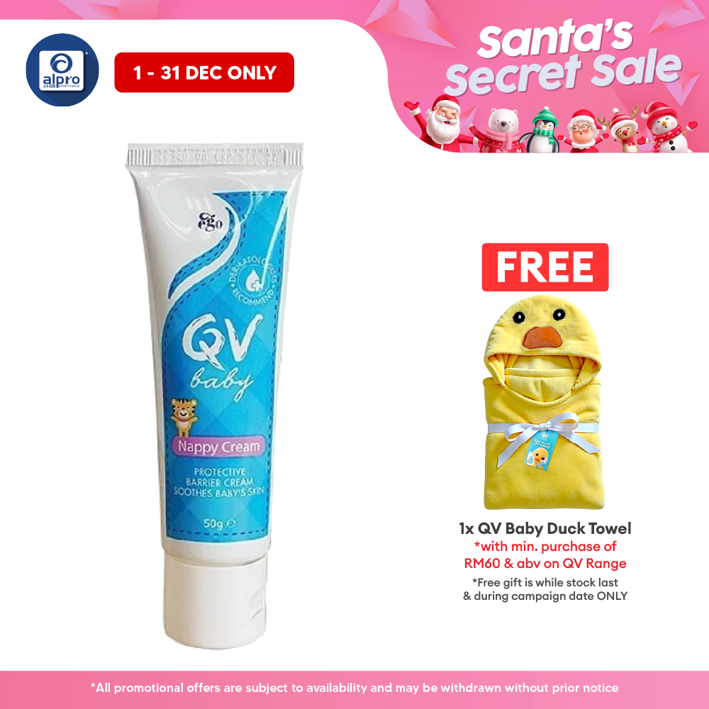 Ego QV Baby Nappy Cream 50g | Lock Moisture In Baby Skin Yolu