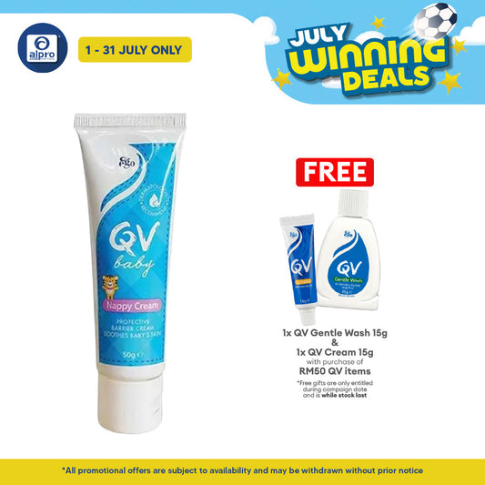 Ego QV Baby Nappy Cream 50g | Lock Moisture In Baby Skin QV