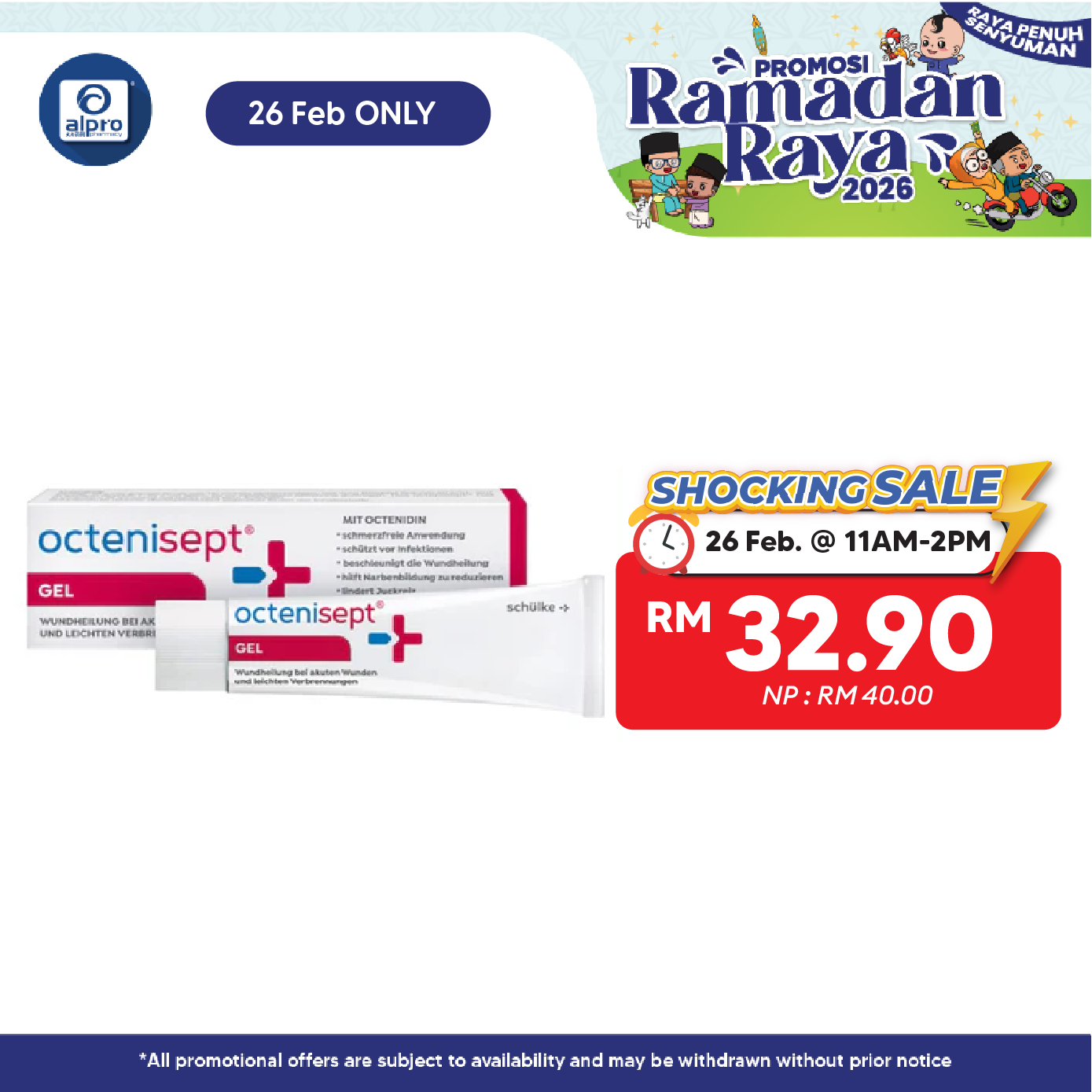 Octenisept Gel 20ml | Protect Wound And Promote Healing Octenisept