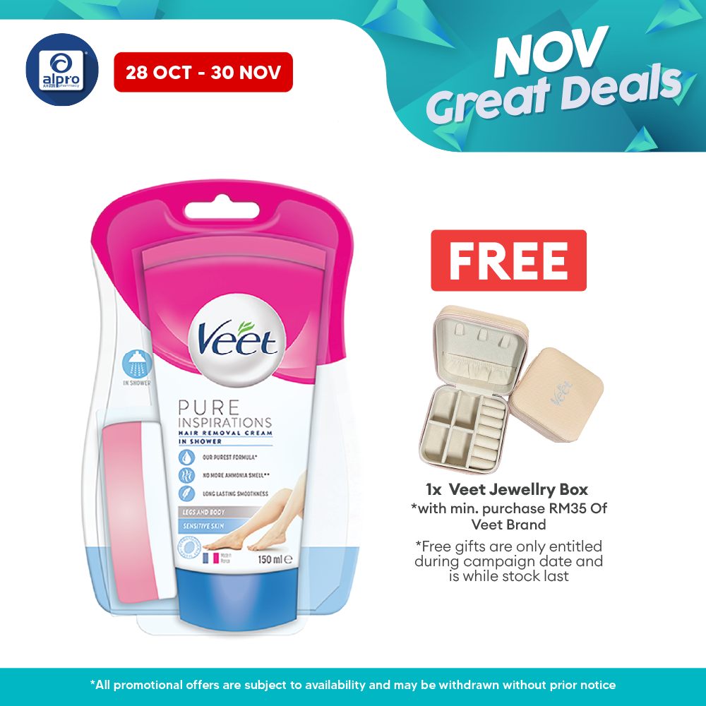 Veet In-Shower Hair Removal Sensitive CR | 150ml Veet