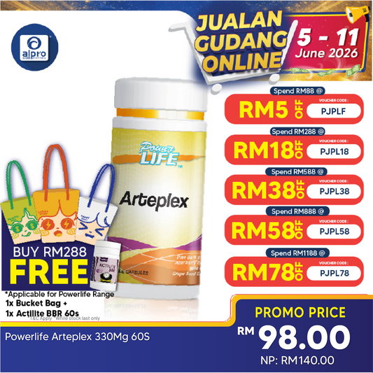 Powerlife Arteplex 330mg 60s Powerlife