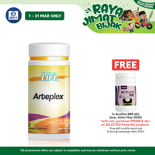 Powerlife Arteplex 330mg 60s Powerlife