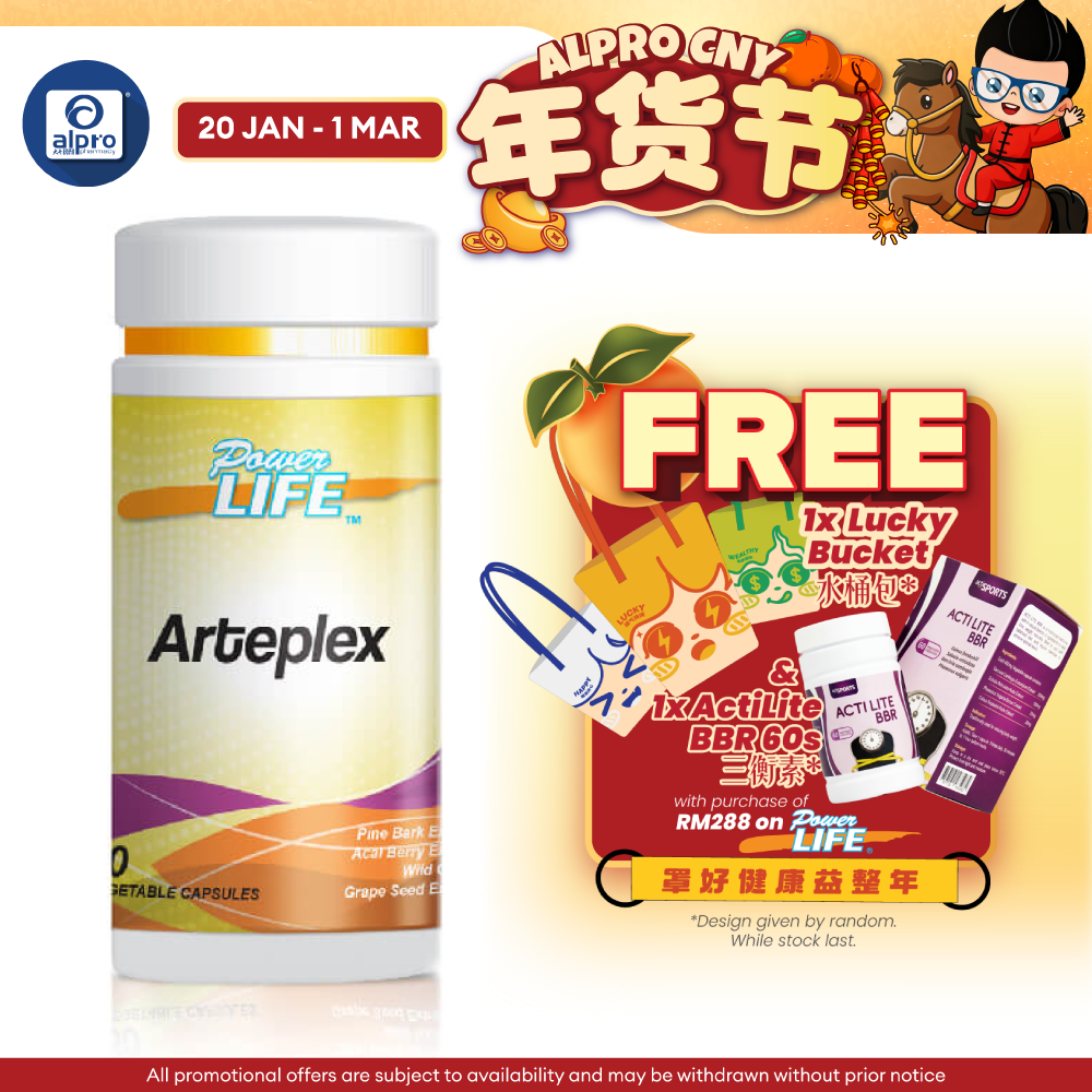 Powerlife Arteplex 330mg 60s Powerlife