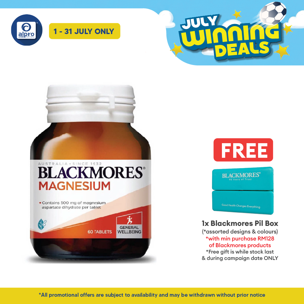 Blackmores Magnesium 60s | Muscle, Heart & Bone Health Blackmores