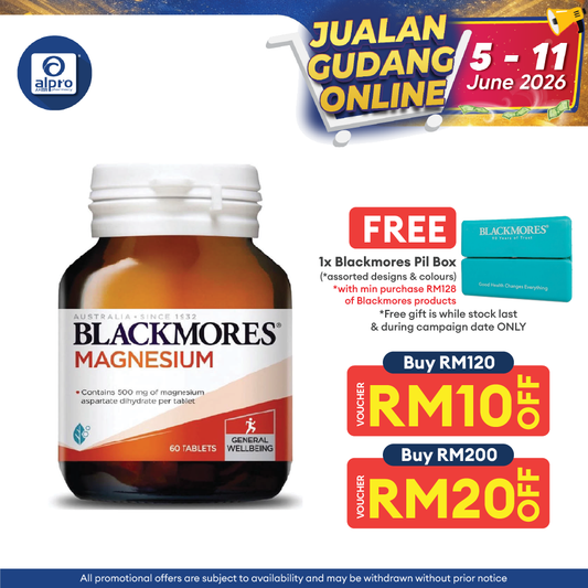 Blackmores Magnesium 60s | Muscle, Heart & Bone Health Blackmores
