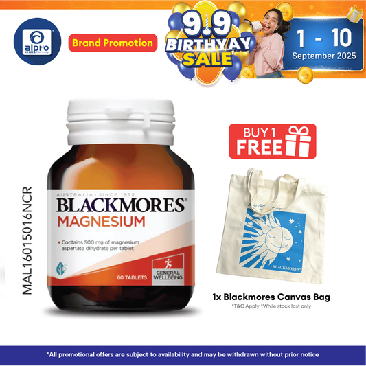 Blackmores Magnesium 60s | Muscle, Heart & Bone Health Alpro Pharmacy