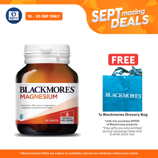 Blackmores Magnesium 60s | Muscle, Heart & Bone Health Alpro Pharmacy