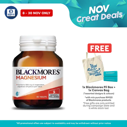 Blackmores Magnesium 60s | Muscle, Heart & Bone Health Blackmores