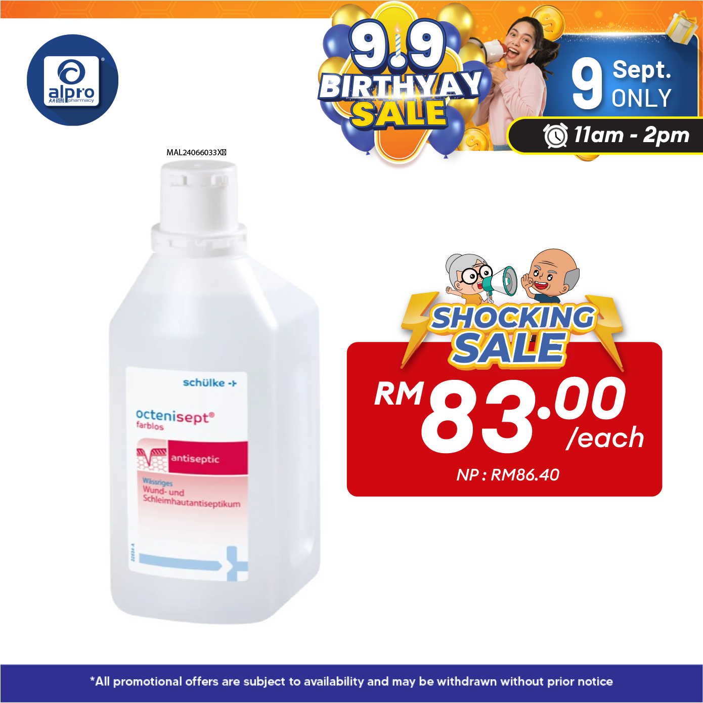 Octenisept Antiseptic Solution 500ml | Wound Care Octenisept