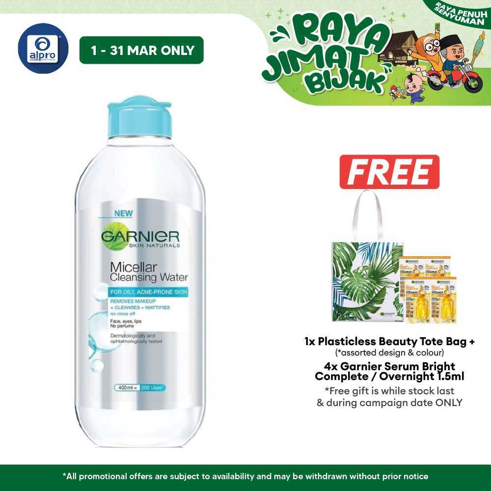 Garnier Micellar Cleansing Water Blue 400ml Garnier